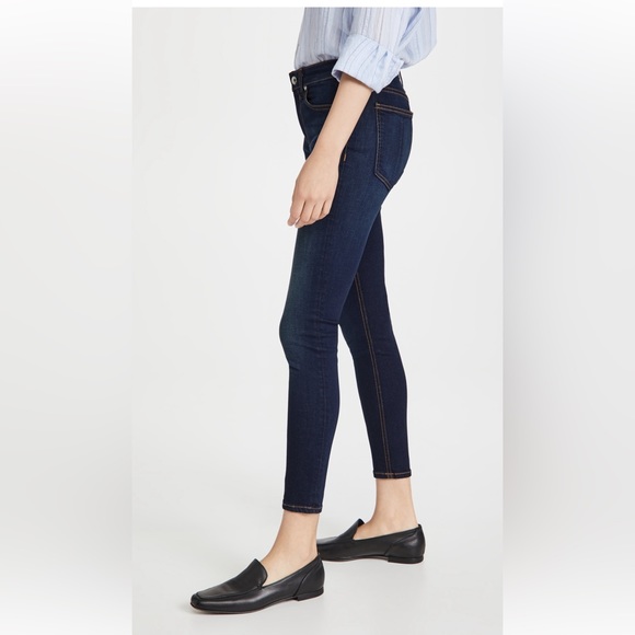 Rag & Bone dark wash skinny jeans. - Picture 3 of 7
